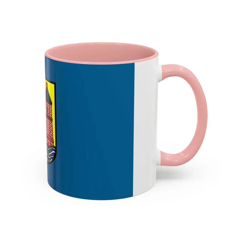 Flag of Flensburg Germany - Accent Coffee Mug - Go Mug Yourself