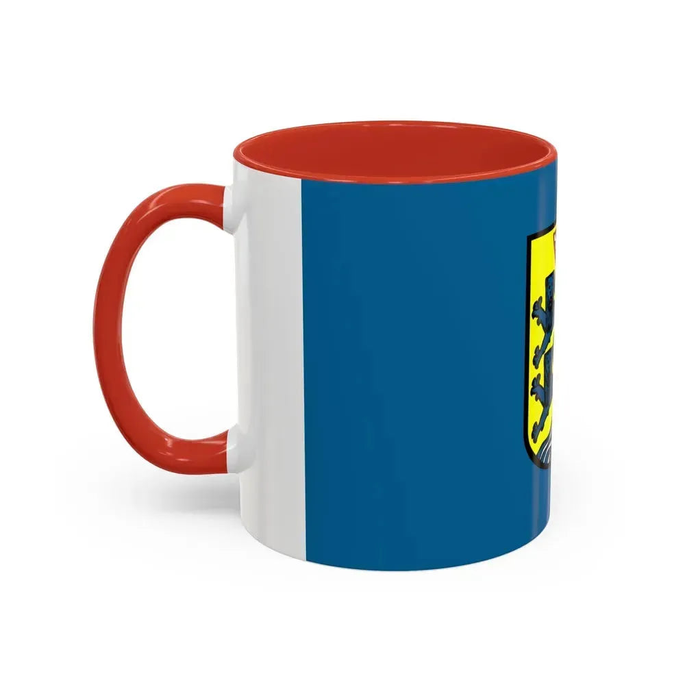 Flag of Flensburg Germany - Accent Coffee Mug - Go Mug Yourself