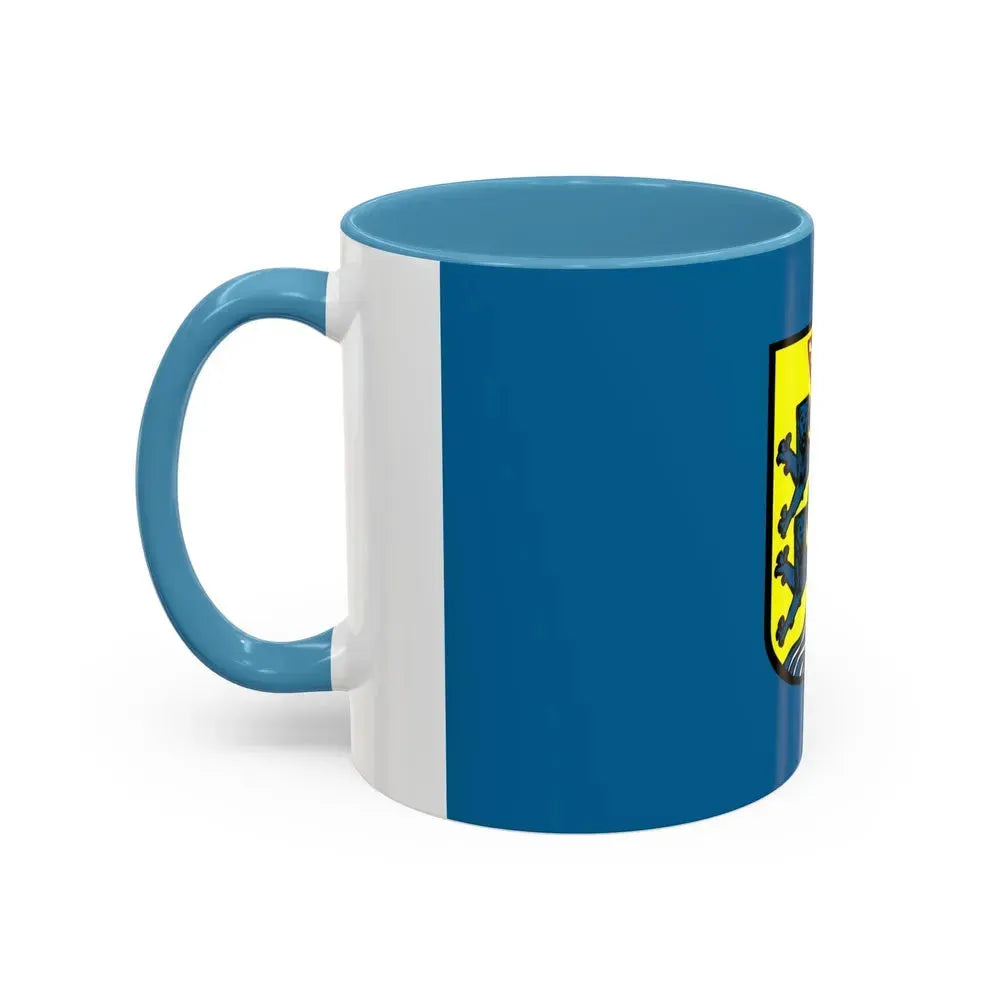 Flag of Flensburg Germany - Accent Coffee Mug - Go Mug Yourself