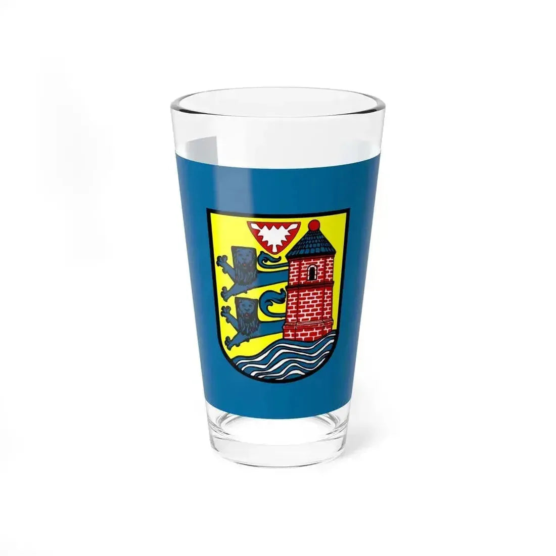 Flag of Flensburg Germany - Pint Glass 16oz 16oz - Go Mug Yourself