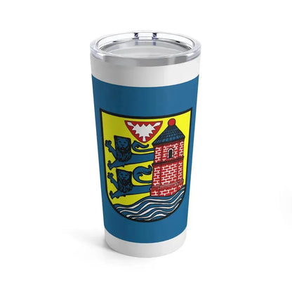 Flag of Flensburg Germany - Tumbler 20oz 20oz - Go Mug Yourself