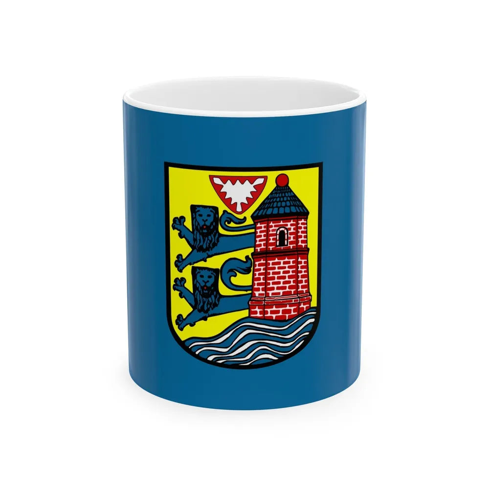 Flag of Flensburg Germany - White Coffee Mug-11oz-Go Mug Yourself