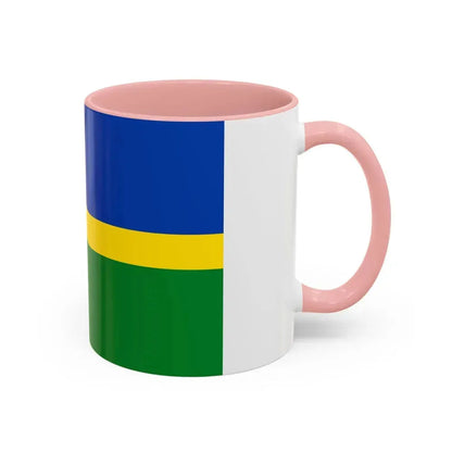 Flag of Flevoland Netherlands - Accent Coffee Mug - Go Mug Yourself