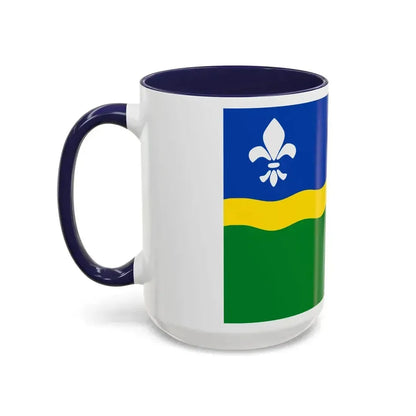 Flag of Flevoland Netherlands - Accent Coffee Mug - Go Mug Yourself