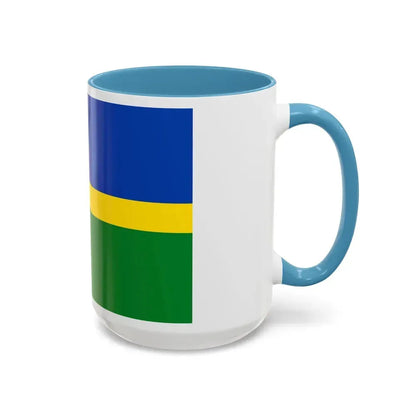 Flag of Flevoland Netherlands - Accent Coffee Mug - Go Mug Yourself