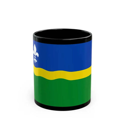 Flag of Flevoland Netherlands - Black Coffee Mug 11oz - Go Mug Yourself