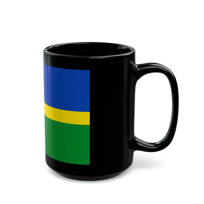 Flag of Flevoland Netherlands - Black Coffee Mug-Go Mug Yourself