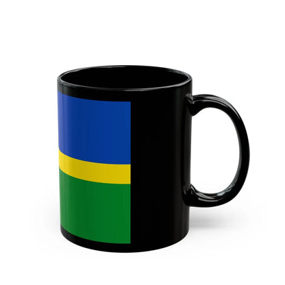 Flag of Flevoland Netherlands - Black Coffee Mug-Go Mug Yourself