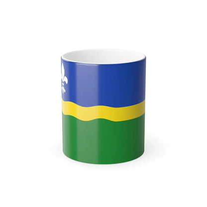 Flag of Flevoland Netherlands - Color Changing Coffee Mug-11oz-Go Mug Yourself