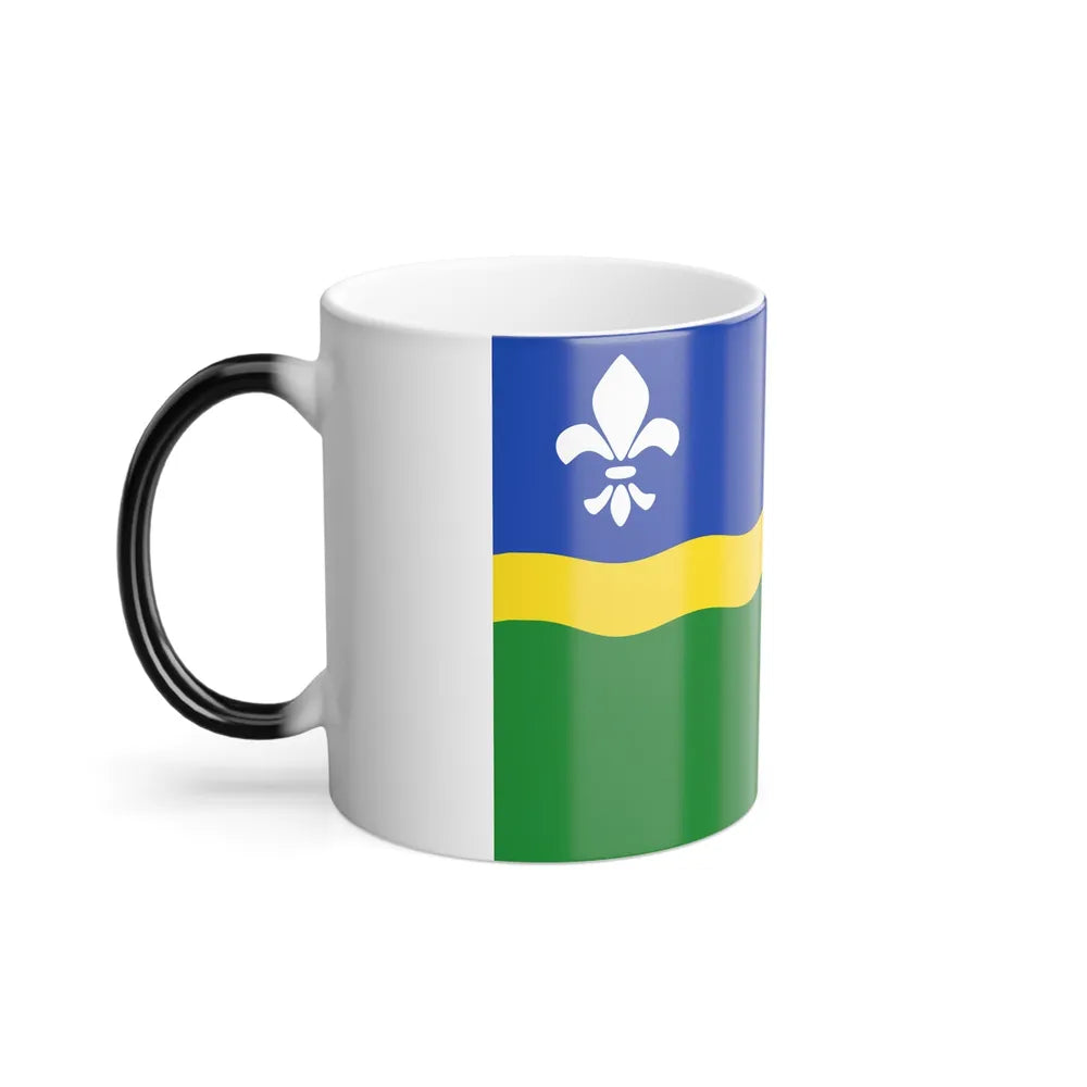 Flag of Flevoland Netherlands - Color Changing Coffee Mug-Go Mug Yourself