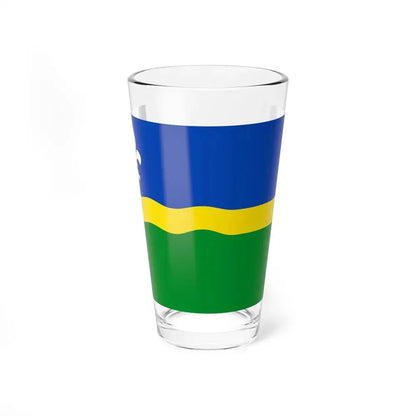 Flag of Flevoland Netherlands - Pint Glass 16oz 16oz - Go Mug Yourself