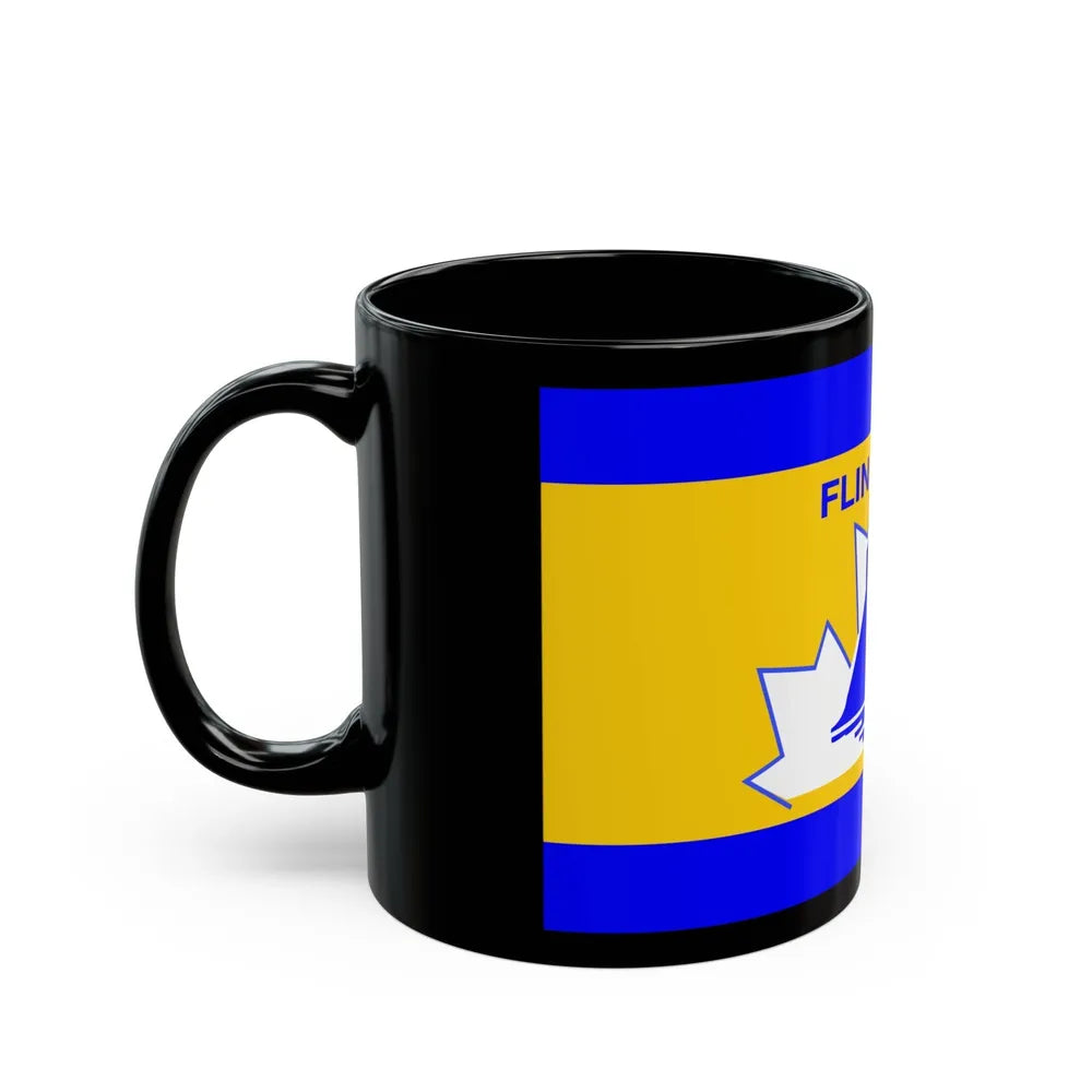 Flag of Flin Flon Canada - Black Coffee Mug-Go Mug Yourself