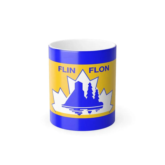 Flag of Flin Flon Canada - Color Changing Coffee Mug 11oz - Go Mug Yourself