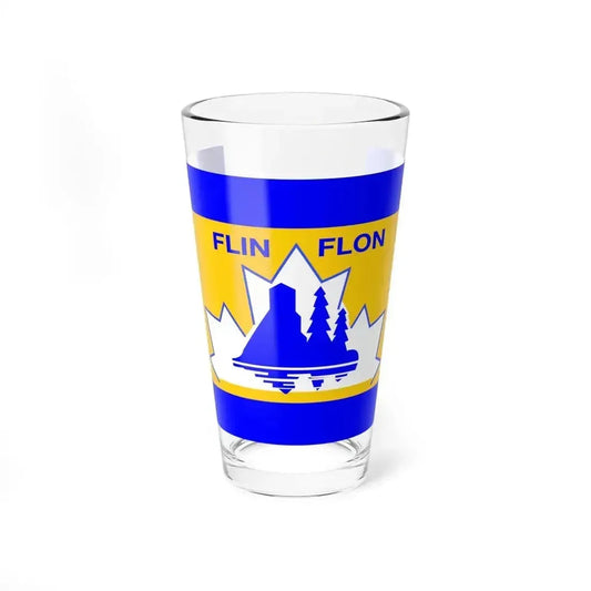 Flag of Flin Flon Canada - Pint Glass 16oz 16oz - Go Mug Yourself