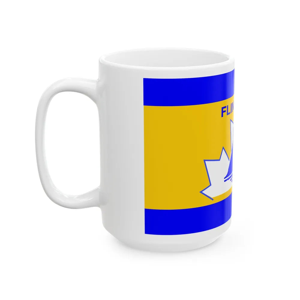 Flag of Flin Flon Canada - White Coffee Mug-Go Mug Yourself