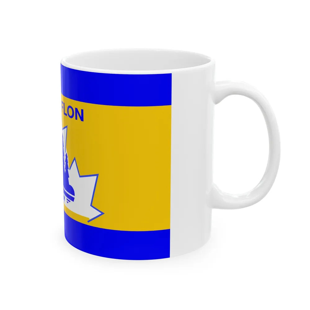 Flag of Flin Flon Canada - White Coffee Mug-Go Mug Yourself