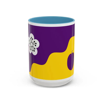 Flag of Flore UK - Accent Coffee Mug 15oz Light Blue - Go Mug Yourself