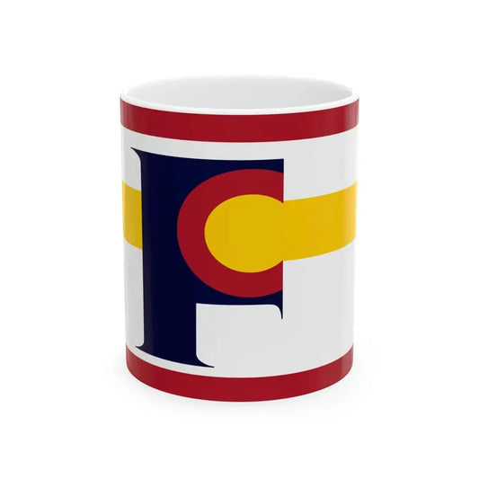 Flag of Florence Colorado (United States) White Coffee Mug 11oz - Go Mug Yourself