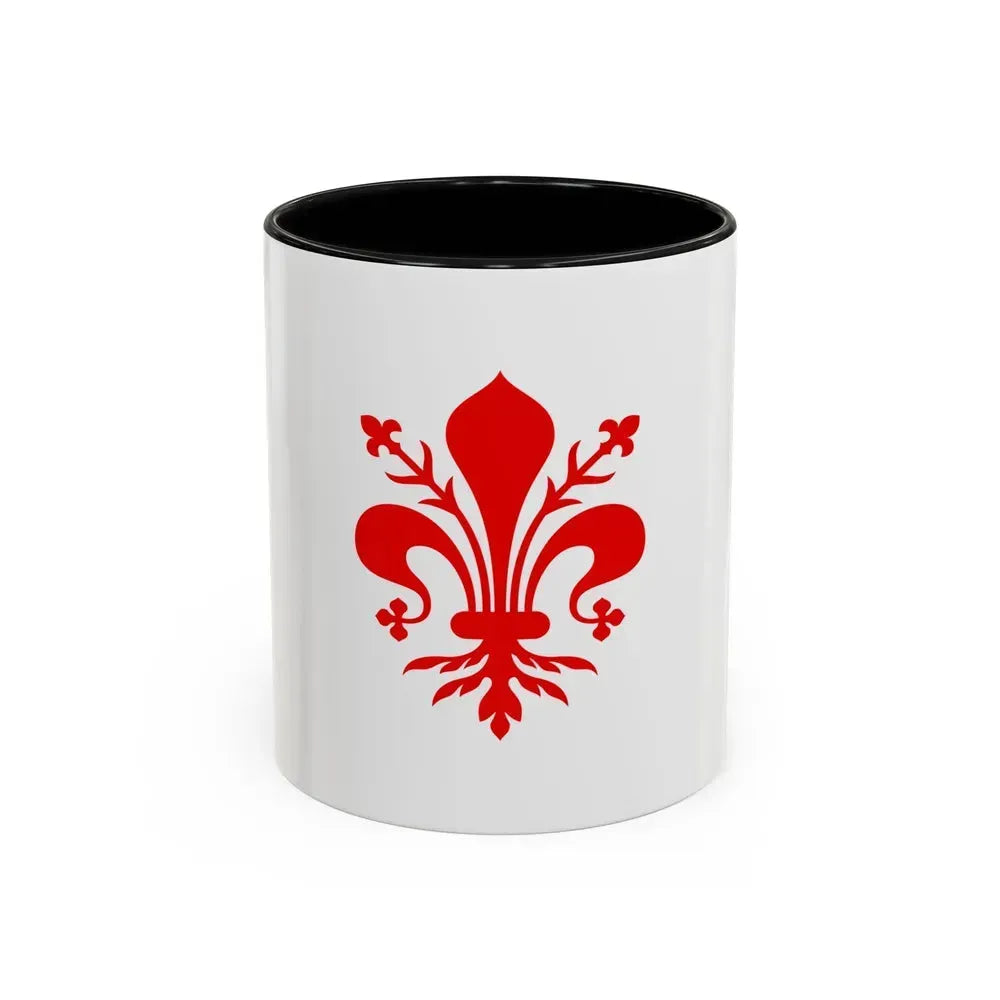 Flag of Florence Italy - Accent Coffee Mug 11oz Black - Go Mug Yourself