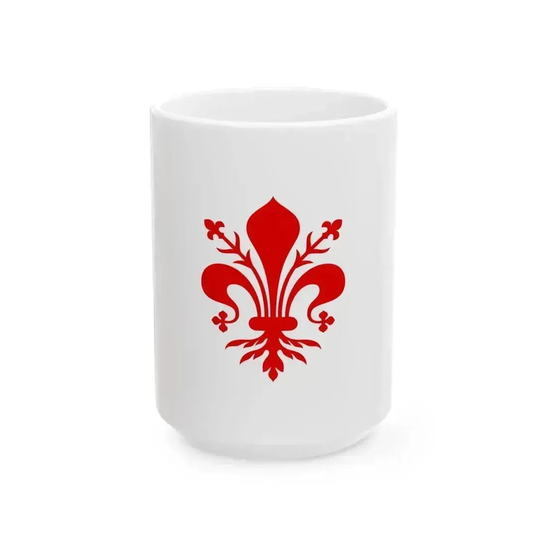 Flag of Florence Italy - White Coffee Mug 15oz - Go Mug Yourself