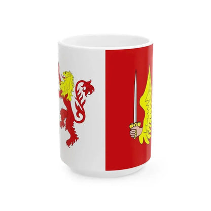 Flag of Floriana 1993-2006 (Malta) White Coffee Mug 15oz - Go Mug Yourself