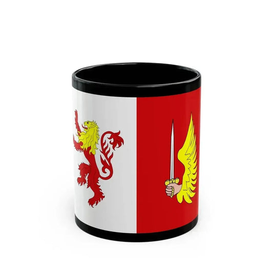 Flag of Floriana 1993 to 2006 Malta - Black Coffee Mug 11oz - Go Mug Yourself