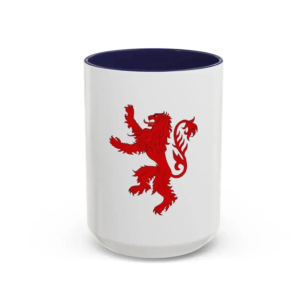 Flag of Floriana Malta - Accent Coffee Mug 15oz Navy - Go Mug Yourself