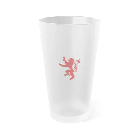 Flag of Floriana Malta - Frosted Pint Glass 16oz 16oz Frosted - Go Mug Yourself