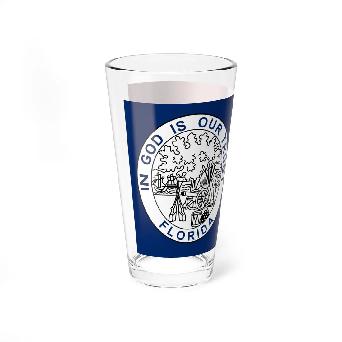 Flag of Florida 1861-1865 (United States) Pint Glass 16oz - Go Mug Yourself