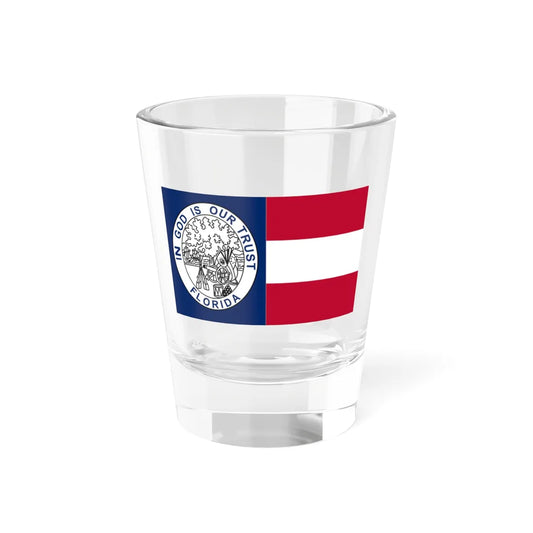 Flag of Florida 1861-1865 (United States) Shot Glass 1.5oz 1.5oz - Go Mug Yourself