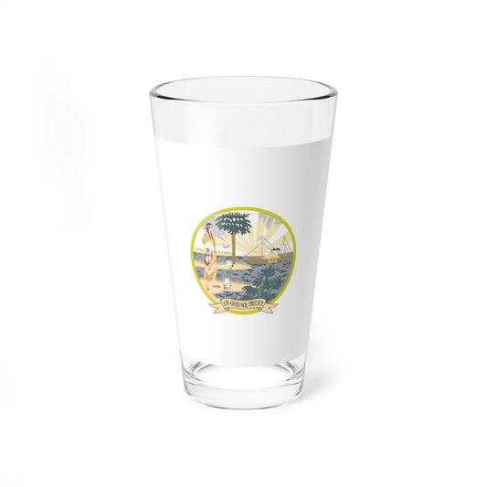 Flag of Florida 1868-1900 (United States) Pint Glass 16oz 16oz - Go Mug Yourself
