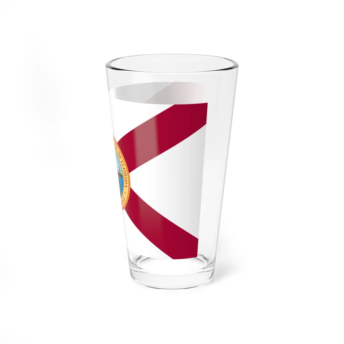Flag of Florida 1900-1985 (United States) Pint Glass 16oz - Go Mug Yourself