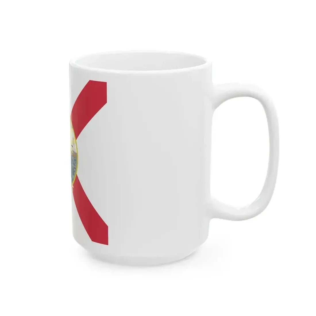 Flag of Florida 1900 (United States) White Coffee Mug - Go Mug Yourself