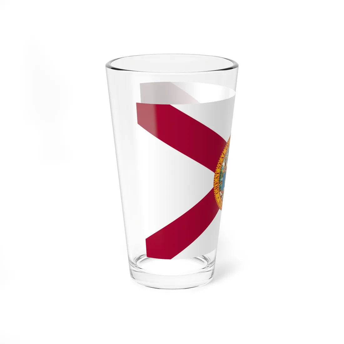 Flag of Florida 3-2 (United States) Pint Glass 16oz - Go Mug Yourself