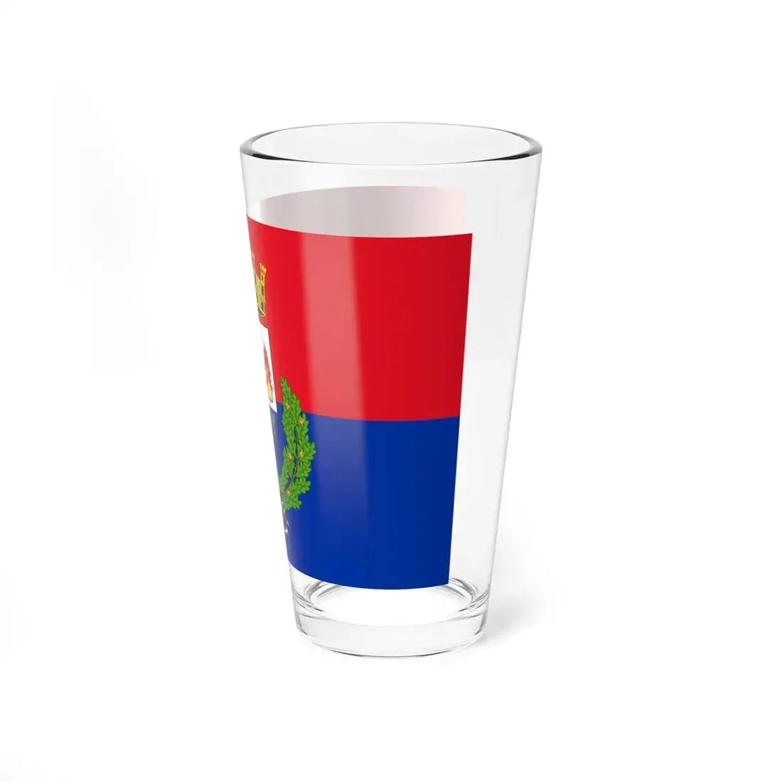Flag of Foggia (Italy) Pint Glass 16oz - Go Mug Yourself