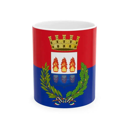 Flag of Foggia (Italy) White Coffee Mug 11oz - Go Mug Yourself