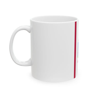 Flag of Fokto ceremonial (Hungary) White Coffee Mug-Go Mug Yourself