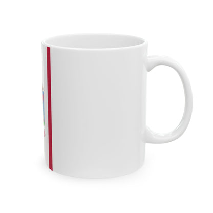 Flag of Fokto ceremonial (Hungary) White Coffee Mug-Go Mug Yourself