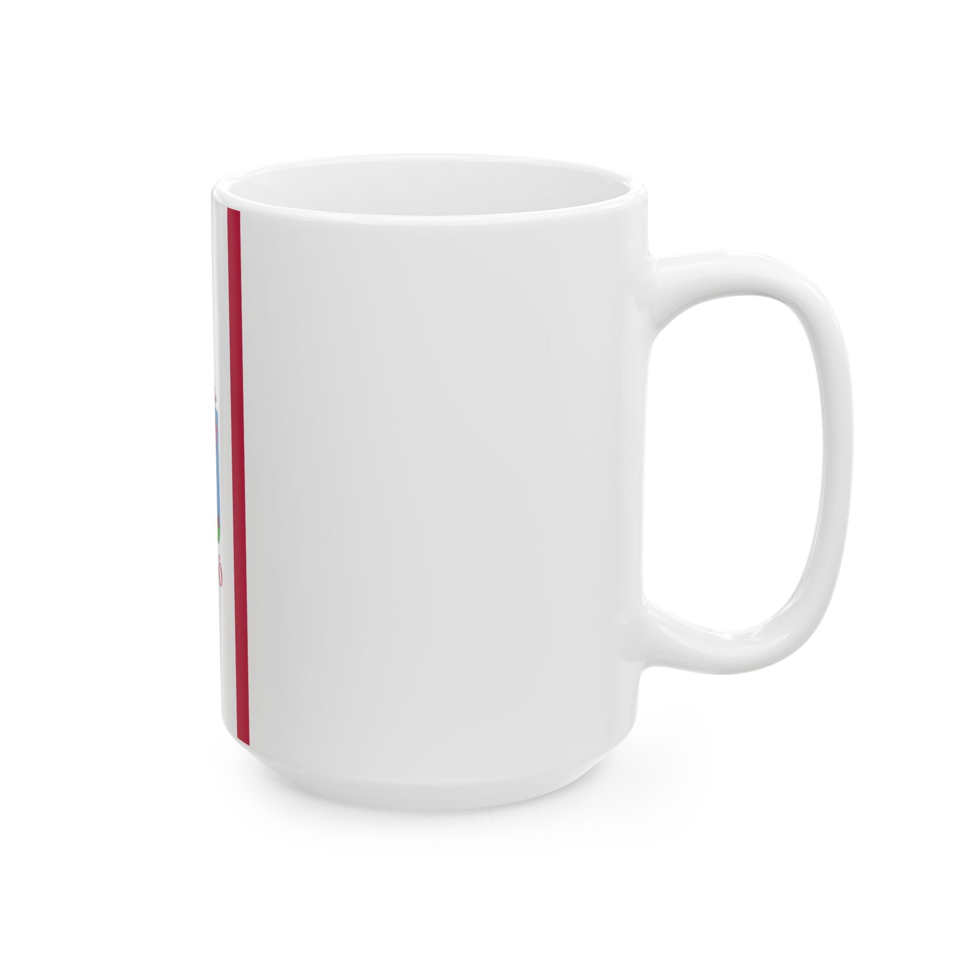 Flag of Fokto ceremonial (Hungary) White Coffee Mug-Go Mug Yourself