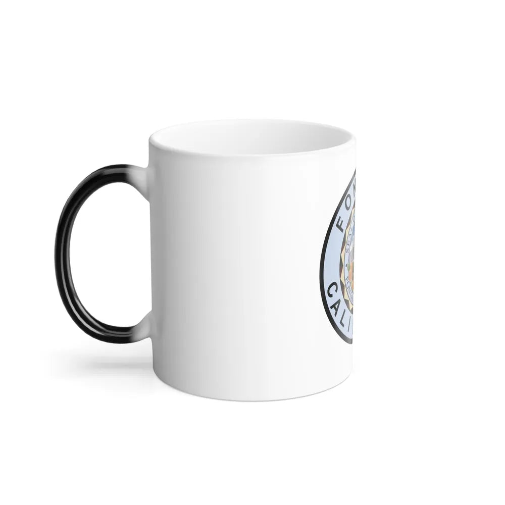 Flag of Fontana, California - Color Changing Coffee Mug-Go Mug Yourself
