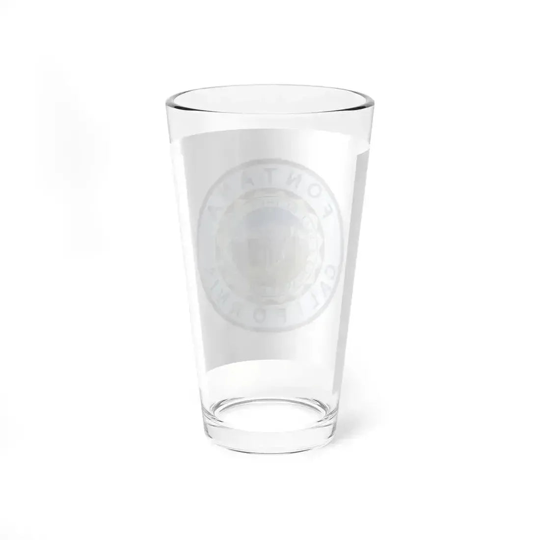 Flag of Fontana, California - Pint Glass 16oz - Go Mug Yourself