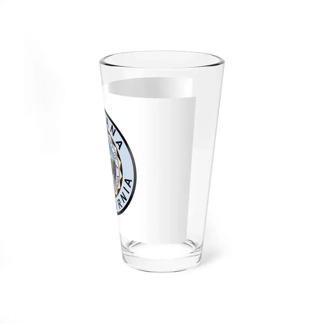Flag of Fontana, California - Pint Glass 16oz - Go Mug Yourself