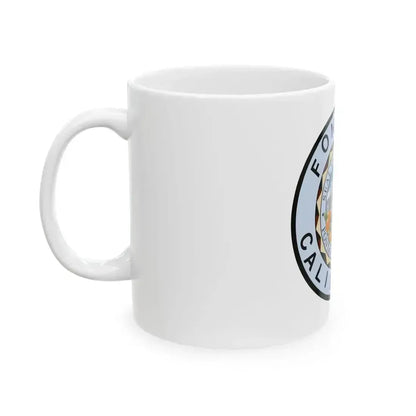 Flag of Fontana California (United States) White Coffee Mug - Go Mug Yourself