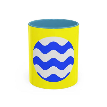 Flag of Fontana Malta - Accent Coffee Mug 11oz Light Blue - Go Mug Yourself