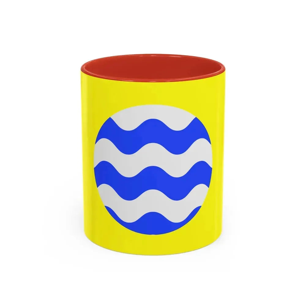 Flag of Fontana Malta - Accent Coffee Mug 11oz Red - Go Mug Yourself
