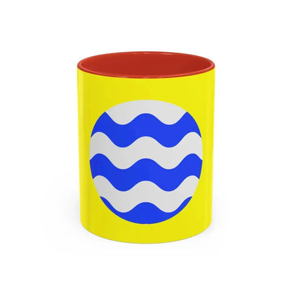 Flag of Fontana Malta - Accent Coffee Mug 11oz Red - Go Mug Yourself