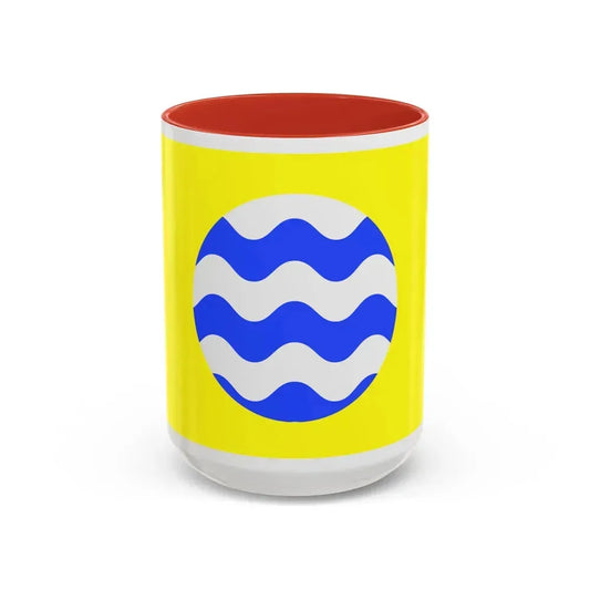 Flag of Fontana Malta - Accent Coffee Mug 15oz Red - Go Mug Yourself