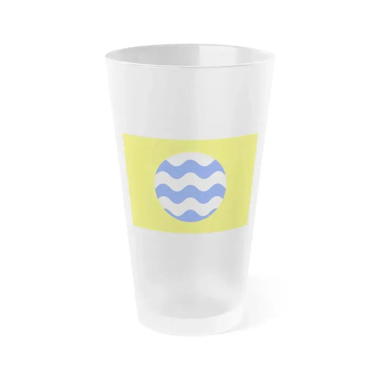 Flag of Fontana Malta - Frosted Pint Glass 16oz 16oz Frosted - Go Mug Yourself