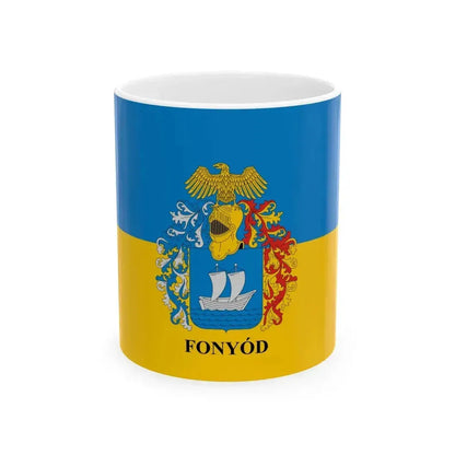 Flag of Fonyod (Hungary) White Coffee Mug 11oz - Go Mug Yourself