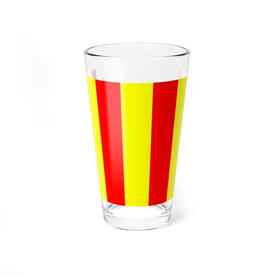 Flag of Forcalquier (France) Pint Glass 16oz 16oz - Go Mug Yourself